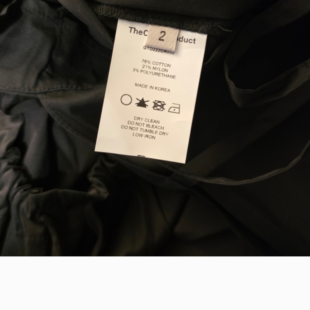 The Open Product Patch Pocket Shirring Dress Midi Strappy Backless Size 2 - Picture 9 of 10